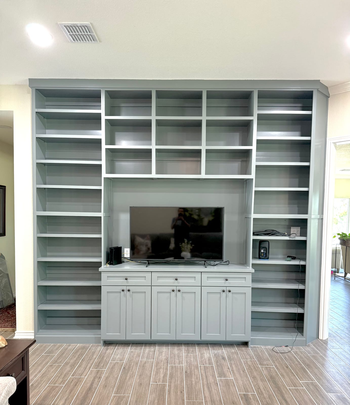 After: Living Room Entertainment Center