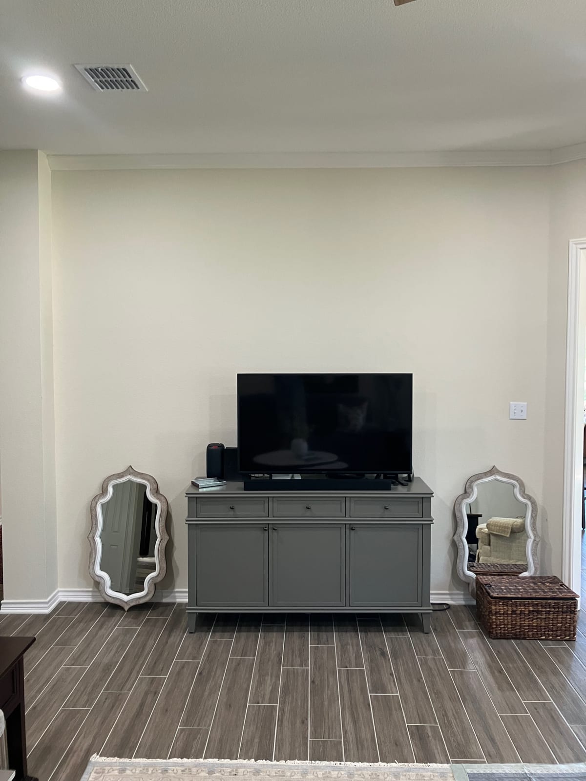 Before: Living Room Entertainment Center