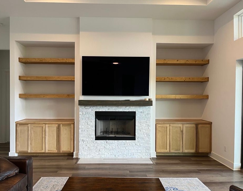 modern-fireplace-tv-wall-dripping-springs-tx photo 1
