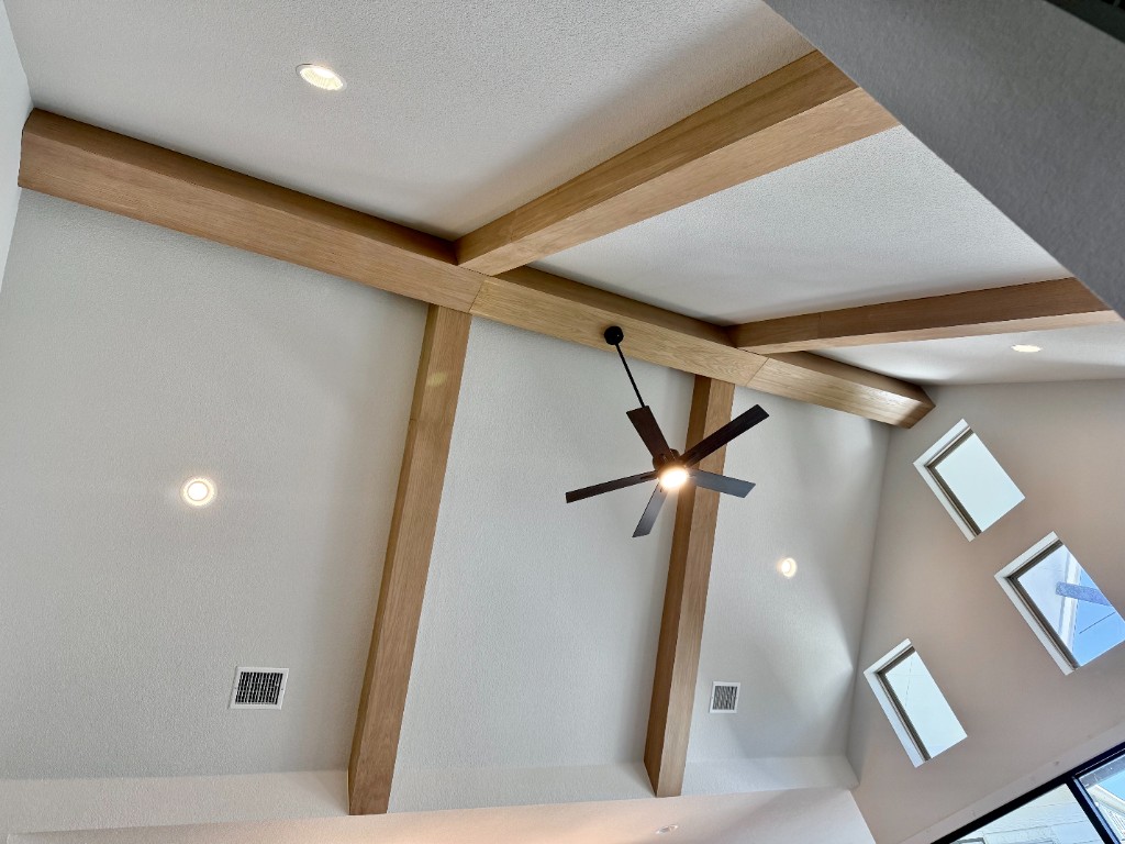 Faux Wood Beams completed by Plethora Installs photo 2
