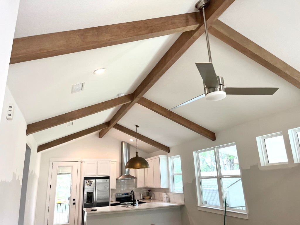 Faux Wood Beams completed by Plethora Installs photo 3